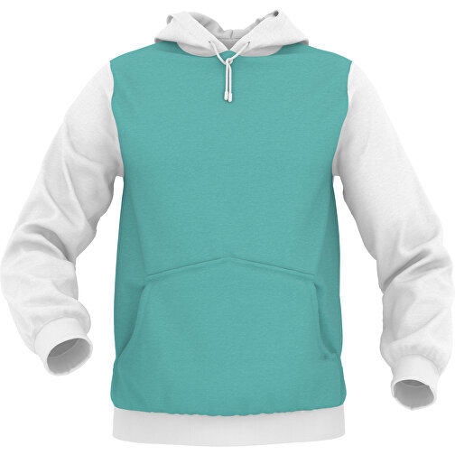 Hoodie Urban - Inkl. Individueller Gestaltung , hellgrün, 70% Baumwolle, 30 % Polyester, XL, , Bild 1