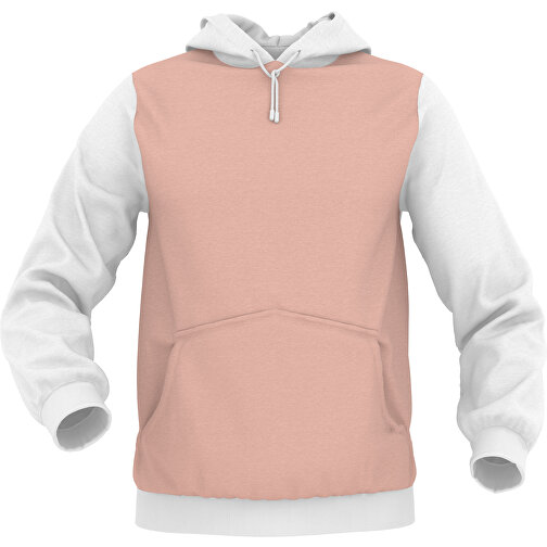 Hoodie Urban - Inkl. Individueller Gestaltung , zartrot, 70% Baumwolle, 30 % Polyester, XL, , Bild 1