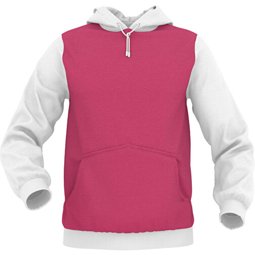 Hoodie Urban - Inkl. Individueller Gestaltung , rosa, 70% Baumwolle, 30 % Polyester, XL, , Bild 1