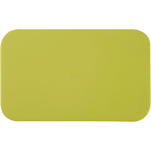 MIYO Doppel-Lunchbox , limone / limone / weiss, PP Kunststoff, 18,00cm x 11,30cm x 11,00cm (Länge x Höhe x Breite), Bild 5