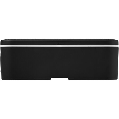 MIYO Lunchbox , schwarz / schwarz, PP Kunststoff, 18,00cm x 6,00cm x 11,00cm (Länge x Höhe x Breite), Bild 3