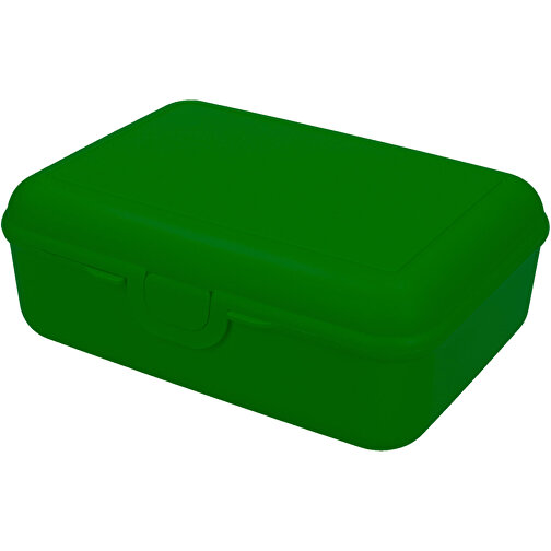 Vorratsdose 'School-Box' Deluxe, Mit Trennschale , standard-grün, Kunststoff, 19,00cm x 7,00cm x 13,90cm (Länge x Höhe x Breite), Bild 1