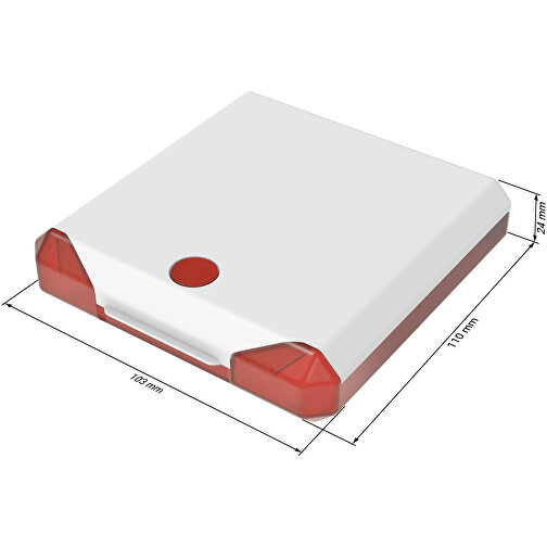 Travelbox 'First Aid' , weiß, Kunststoff, 11,00cm x 2,40cm x 10,30cm (Länge x Höhe x Breite), Bild 2