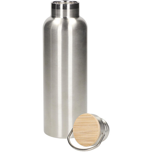 Vakuum Flasche 'Cascada' 0,7 L , silber, Metall, 26,50cm (Höhe), Bild 3