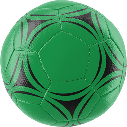 Fußball Platinum 30-Panel-Matchball - Individuell Bedruckt Und Handgenäht , grün / schwarz, PU, 4-lagig, , Bild 1