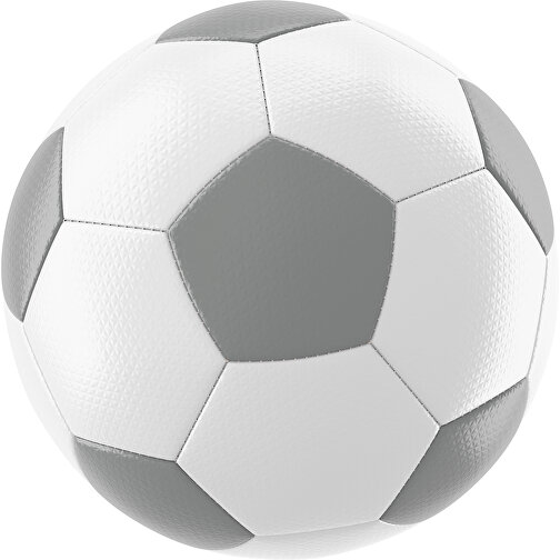 Fußball Platinum 30-Panel-Matchball - Individuell Bedruckt Und Handgenäht , weiß / grau, PU, 4-lagig, , Bild 1