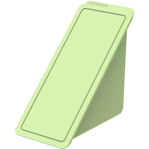 Sandwichbox „ToGo“ , geselliges grün, Kunststoff, 18,50cm x 9,00cm x 7,50cm (Länge x Höhe x Breite), Bild 1