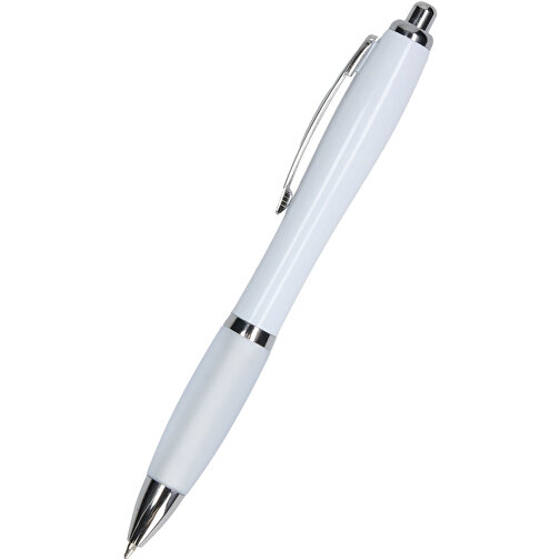 Kugelschreiber 'Yuma' , weiß, Kunststoff, 14,10cm (Höhe), Bild 1