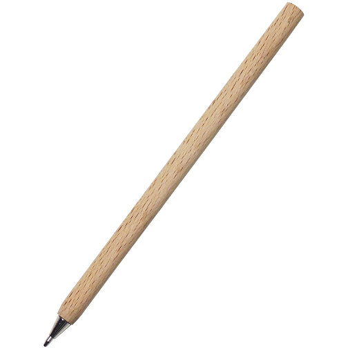 Kugelschreiber 'Beech' , natur, Holz, 14,50cm (Länge), Bild 1