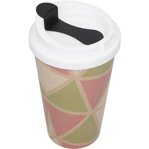 Kaffeebecher 'PremiumPlus' , standard-rot/weiss, Kunststoff, 15,50cm (Höhe), Bild 2