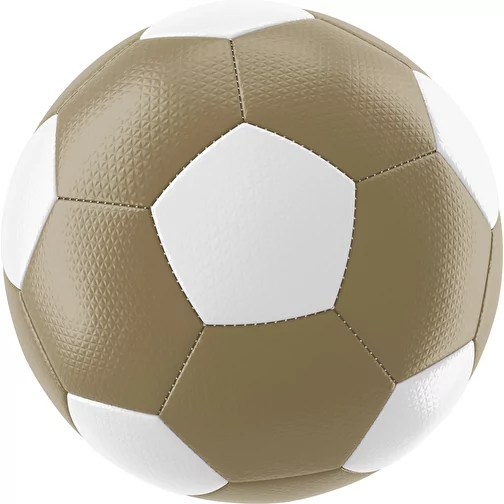 Pallone da calcio Platinum a 32 pannelli - stampato individualmente e cucito a mano, Immagine 1