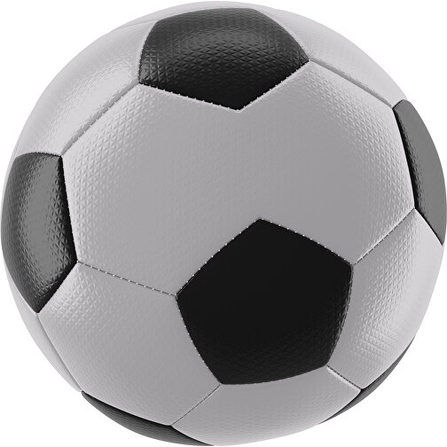 Fußball Platinum 30-Panel-Matchball - Individuell Bedruckt Und Handgnäht , hellgrau / schwarz, PU, 4-lagig, , Bild 1