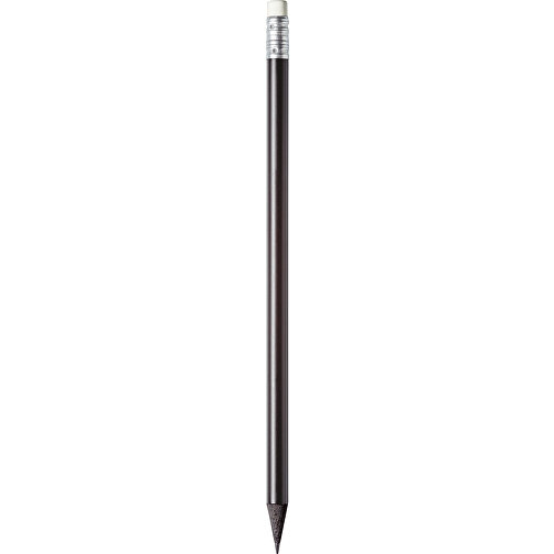 STAEDTLER Bleistift Mit Radiertip, Schwarz Durchgefärbtes Holz , Staedtler, schwarz, Holz, 18,70cm x 0,80cm x 0,80cm (Länge x Höhe x Breite), Bild 1