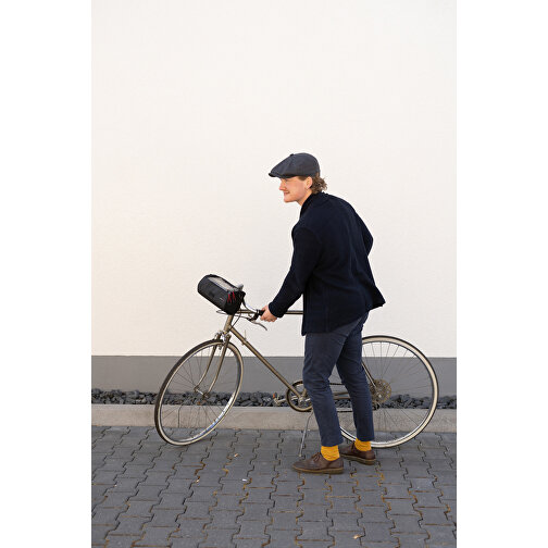 TROIKA Fahrradtasche BIKE BAG , Troika, schwarz, Nylon, PVC, Tarpaulin (Plane), 24,00cm x 14,00cm x 13,00cm (Länge x Höhe x Breite), Bild 6
