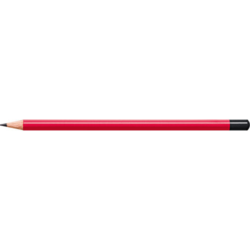 STAEDTLER Bleistift Rund Mit Tauchkappe , Staedtler, rot, Holz, 17,70cm x 0,80cm x 0,80cm (Länge x Höhe x Breite), Bild 3