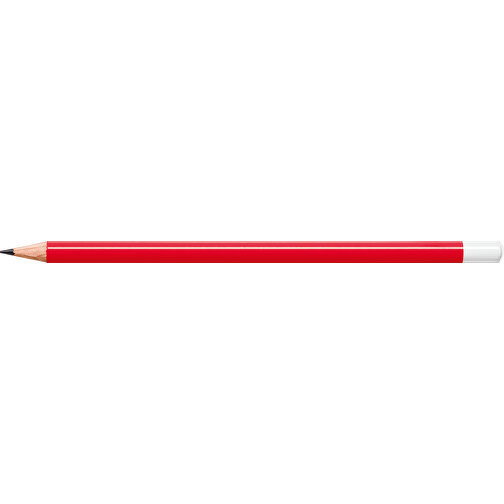 STAEDTLER Bleistift Rund Mit Tauchkappe , Staedtler, rot, Holz, 17,70cm x 0,80cm x 0,80cm (Länge x Höhe x Breite), Bild 3