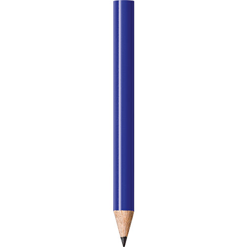 STAEDTLER Bleistift Rund, Halbe Länge , Staedtler, blau, Holz, 8,70cm x 0,80cm x 0,80cm (Länge x Höhe x Breite), Bild 1