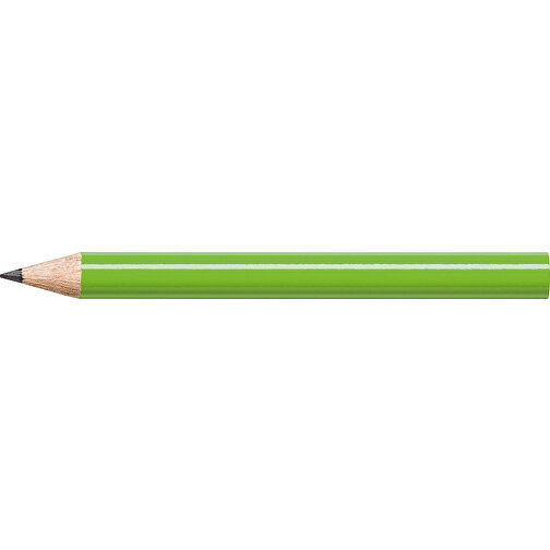 STAEDTLER Bleistift Rund, Halbe Länge , Staedtler, grün, Holz, 8,70cm x 0,80cm x 0,80cm (Länge x Höhe x Breite), Bild 3