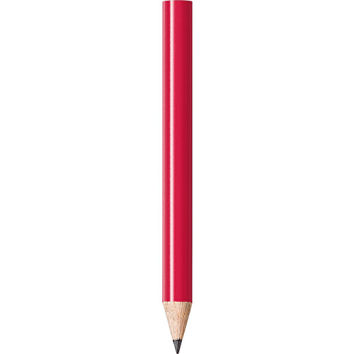 STAEDTLER Bleistift Rund, Halbe Länge , Staedtler, rot, Holz, 8,70cm x 0,80cm x 0,80cm (Länge x Höhe x Breite), Bild 1