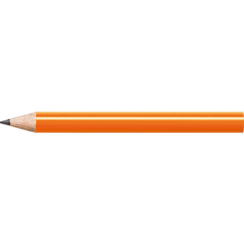 STAEDTLER Bleistift Rund, Halbe Länge , Staedtler, orange, Holz, 8,70cm x 0,80cm x 0,80cm (Länge x Höhe x Breite), Bild 3