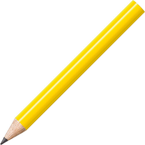 STAEDTLER Bleistift Rund, Halbe Länge , Staedtler, gelb, Holz, 8,70cm x 0,80cm x 0,80cm (Länge x Höhe x Breite), Bild 2