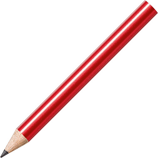 STAEDTLER Bleistift Rund, Halbe Länge , Staedtler, rot metallic, Holz, 8,70cm x 0,80cm x 0,80cm (Länge x Höhe x Breite), Bild 2