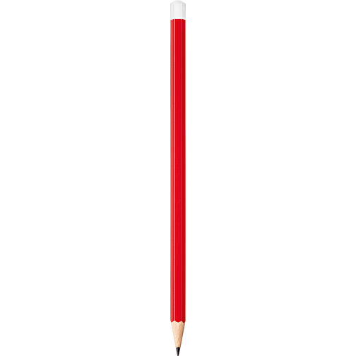 STAEDTLER Bleistift Hexagonal Mit Tauchkappe , Staedtler, rot, Holz, 17,60cm x 0,80cm x 0,80cm (Länge x Höhe x Breite), Bild 1