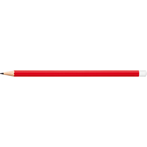 STAEDTLER Bleistift Hexagonal Mit Tauchkappe , Staedtler, rot, Holz, 17,60cm x 0,80cm x 0,80cm (Länge x Höhe x Breite), Bild 3