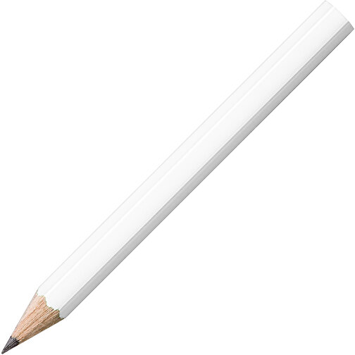 STAEDTLER Bleistift Hexagonal, Halbe Länge , Staedtler, weiß, Holz, 8,70cm x 0,80cm x 0,80cm (Länge x Höhe x Breite), Bild 2