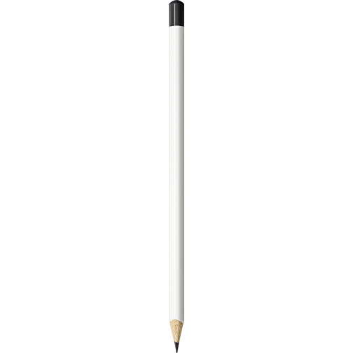 STAEDTLER Bleistift In Dreikantform Mit Tauchkappe , Staedtler, weiß, Holz, 17,60cm x 0,90cm x 0,90cm (Länge x Höhe x Breite), Bild 1
