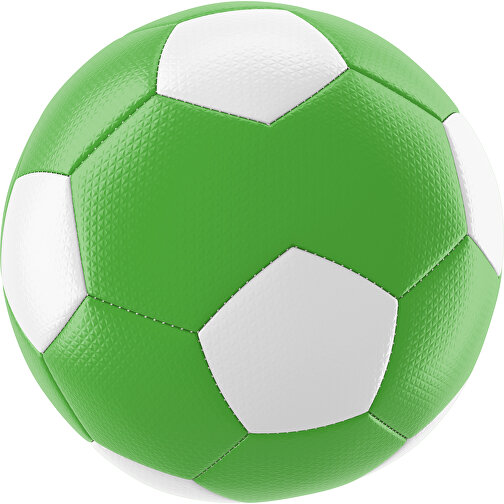 Fußball Platinum 30-Panel-Matchball - Individuell Bedruckt Und Handgenäht , grasgrün / weiß, PU, 4-lagig, , Bild 1