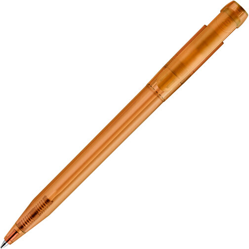 Kugelschreiber Pier Clear Transparent , transparent orange, ABS, 13,60cm (Länge), Bild 1