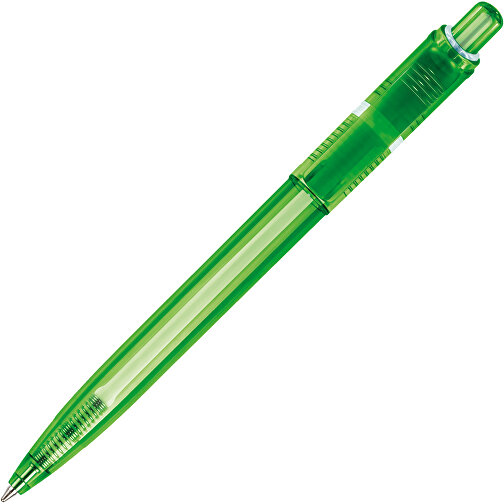 Kugelschreiber Ducal Clear Transparent , transparente hellgrün, ABS, 13,80cm (Länge), Bild 1