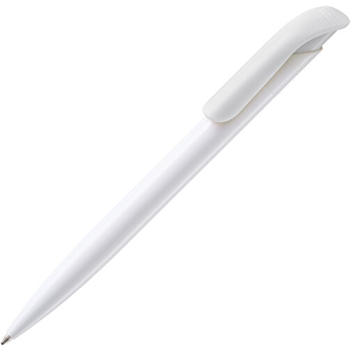 Kugelschreiber Modell Atlas Hardcolour , weiß / weiß, ABS, 14,70cm (Länge), Bild 1