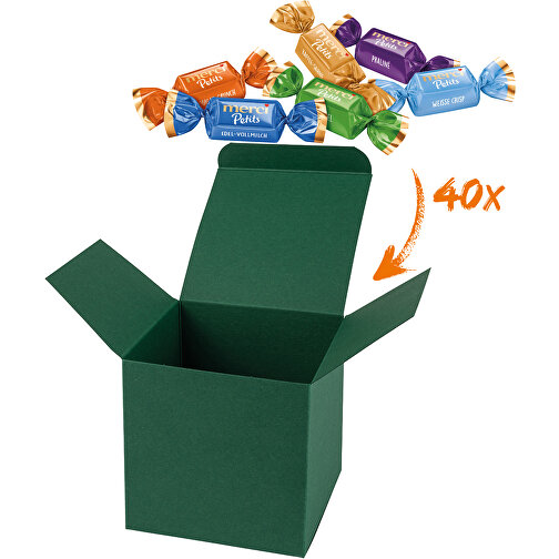 Color Merci Medi-Box - Dunkelgrün , Storck, dunkelgrün, Pappe, 9,00cm x 9,00cm x 9,00cm (Länge x Höhe x Breite), Bild 1
