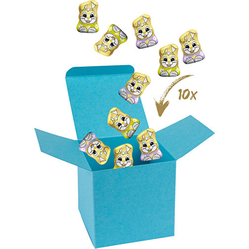 ColorBox Mini Gold Bunny - Hellblau , hellblau, Pappe, 5,50cm x 5,50cm x 5,50cm (Länge x Höhe x Breite), Bild 1