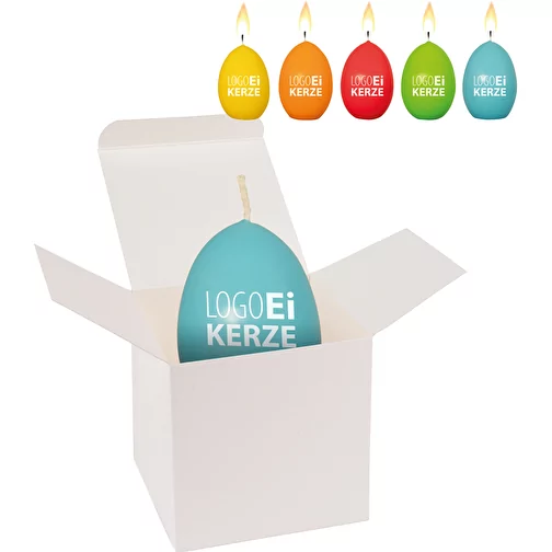 ColorBox LogoEggg Candle - bialy, Obraz 1
