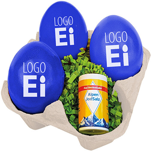 LogoEggg 3s + sól - bialy - niebieski, Obraz 1