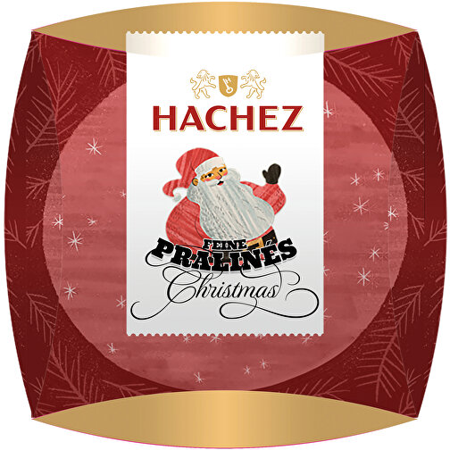 Weihnachtspralinés Mit HACHEZ Pralinen , , 9,00cm x 3,00cm x 9,00cm (Länge x Höhe x Breite), Bild 1