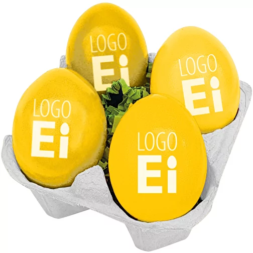 LogoEgg 4-box - bialy - zólty, Obraz 1