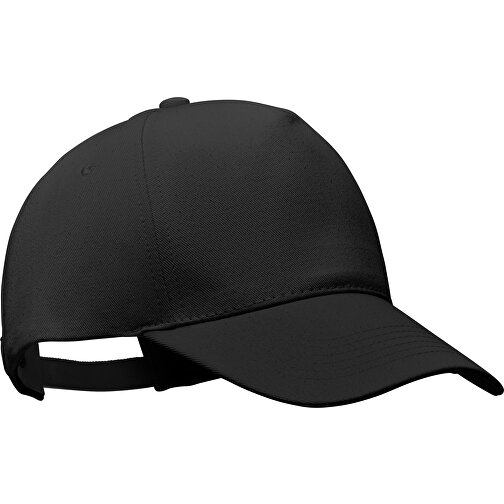 Bicca Cap , schwarz, Baumwolle, 21,00cm x 11,00cm x 17,00cm (Länge x Höhe x Breite), Bild 1