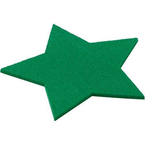 Starguard , grün, RPET, 11,00cm x 11,00cm x 2,00cm (Länge x Höhe x Breite), Bild 2
