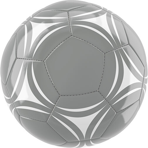 Fußball Gold 32-Panel-Promotionball - Individuell Bedruckt , grau / weiß, PU/PVC, 3-lagig, , Bild 1