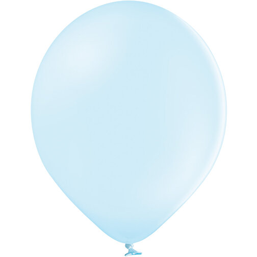 4C-Luftballons Mit TopQualityPrint , ice blue, Naturkautschuk, , Bild 1
