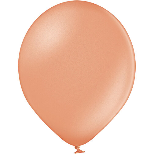 Metallicluftballon , rosegold, Naturkautschuk, , Bild 1