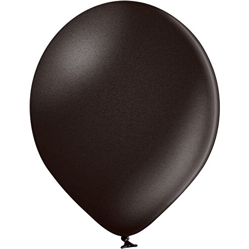 4C-Metallicballons Mit TopQualityPrint , schwarz, Naturkautschuk, , Bild 1