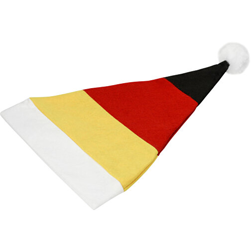 Weihnachtsmütze 'Deutschland' , Deutschland-Farben, Textil, 42,00cm x 30,00cm (Länge x Breite), Bild 2