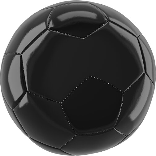 Fußball Gold 30-Panel-Promotionball - Individuell Bedruckt , schwarz /schwarz, PU/PVC, 3-lagig, , Bild 1