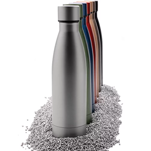 Bouteille iso couleur pleine en acier inoxydable recyclé RCS, Image 10