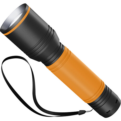 Taschenlampe REEVES MyFLASH 700 , Reeves, schwarz / orange, Aluminium, Silikon, 130,00cm x 29,00cm x 38,00cm (Länge x Höhe x Breite), Bild 1